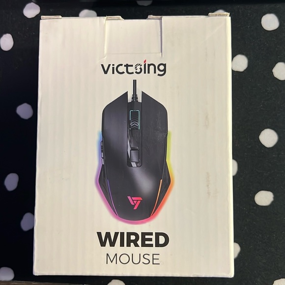 Victsing RGB Gaming Computer Mouse, Model: VTPC311A, Wired, Programmable, Black - Picture 4 of 10